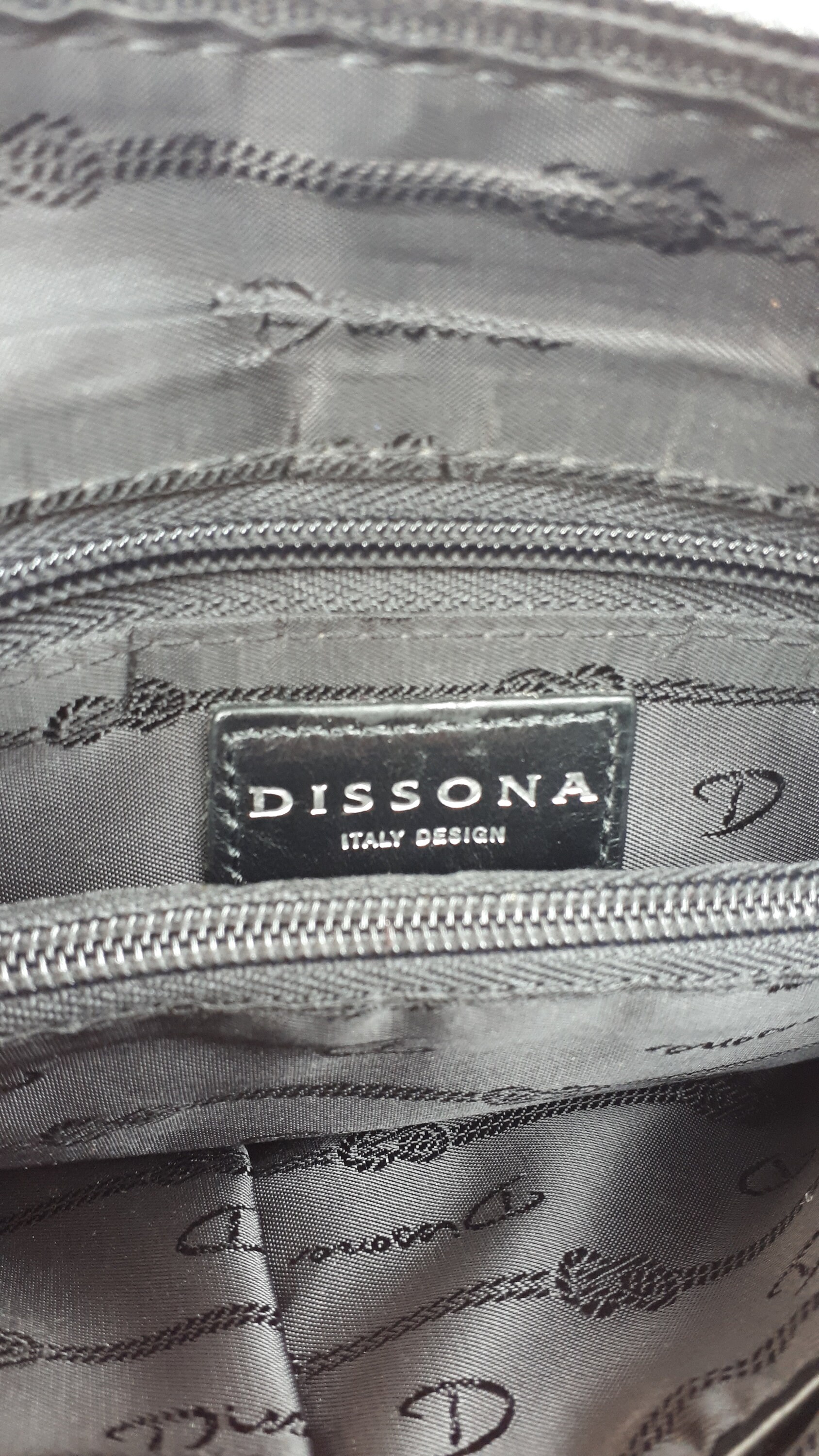 Dissona Italian Designer Gray Leather Bag – FABULUX