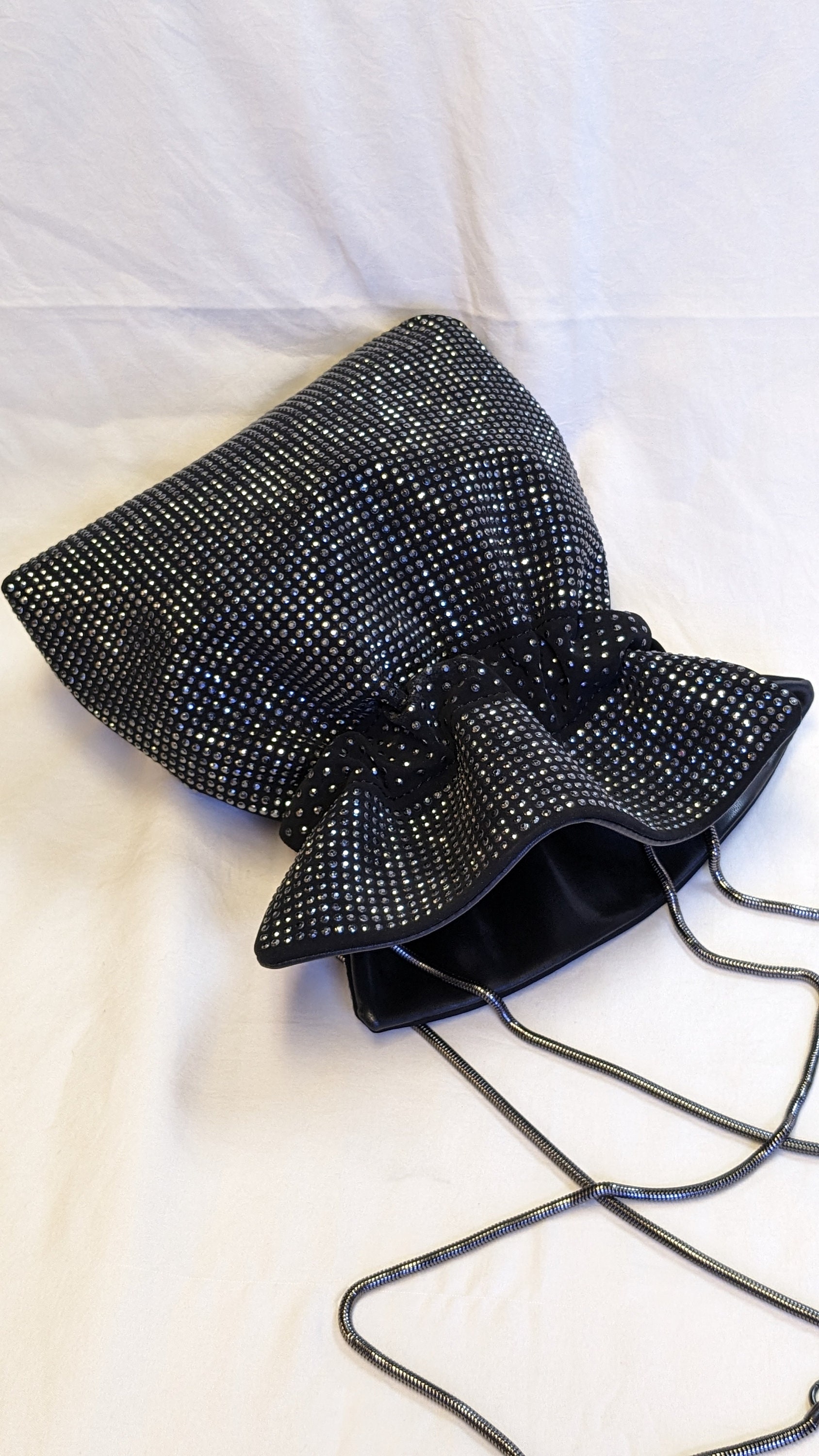 Zara black studded bag new arrivals