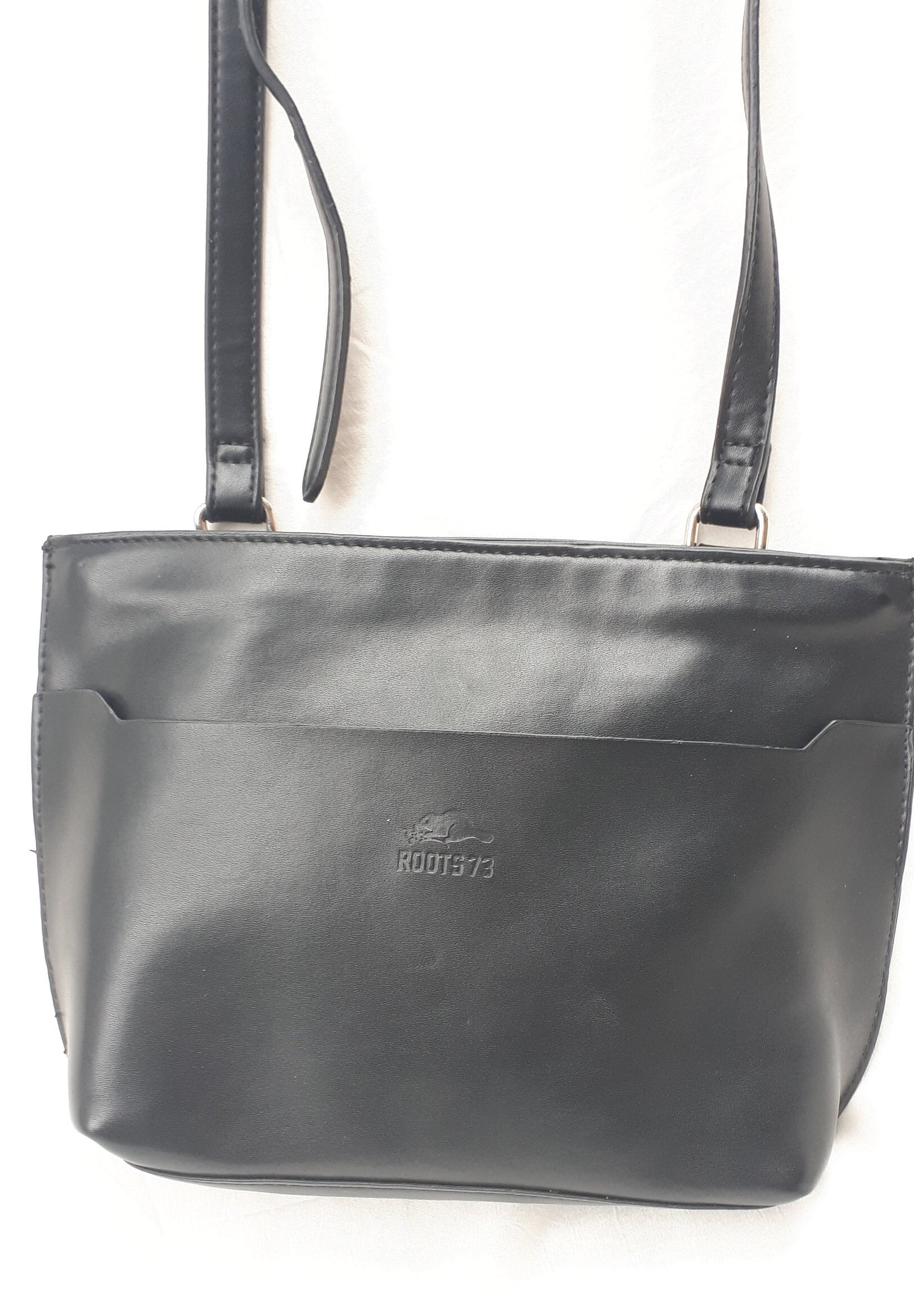 Roots leather purse black - Gem