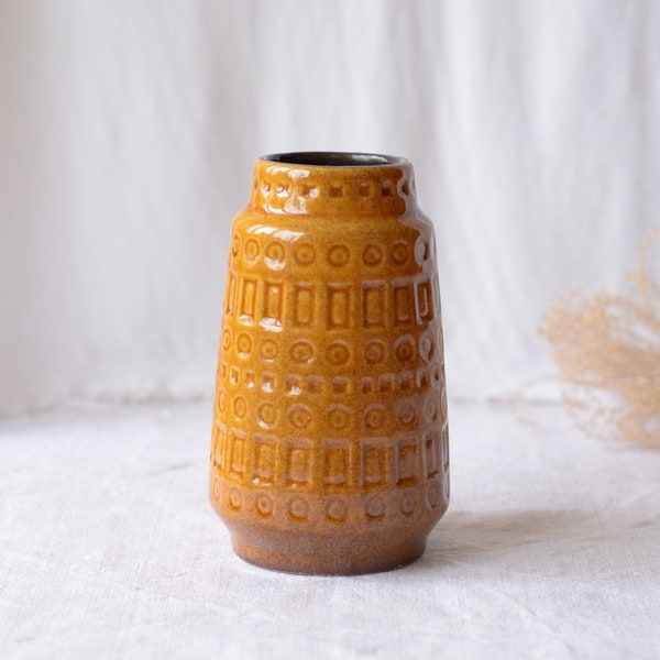 Mustard Yellow Vase Etsy
