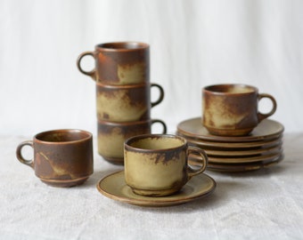 Suiss Langenthal Sahara espresso cups  |  set of 6