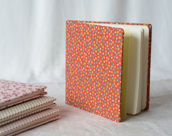Vintage notebook  | 70's sketchbook with cotton cover