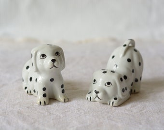 Small dalmatian dog figurine | vintage ceramics