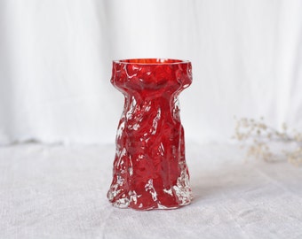 Ruby red Ingrid Glass crystal vase