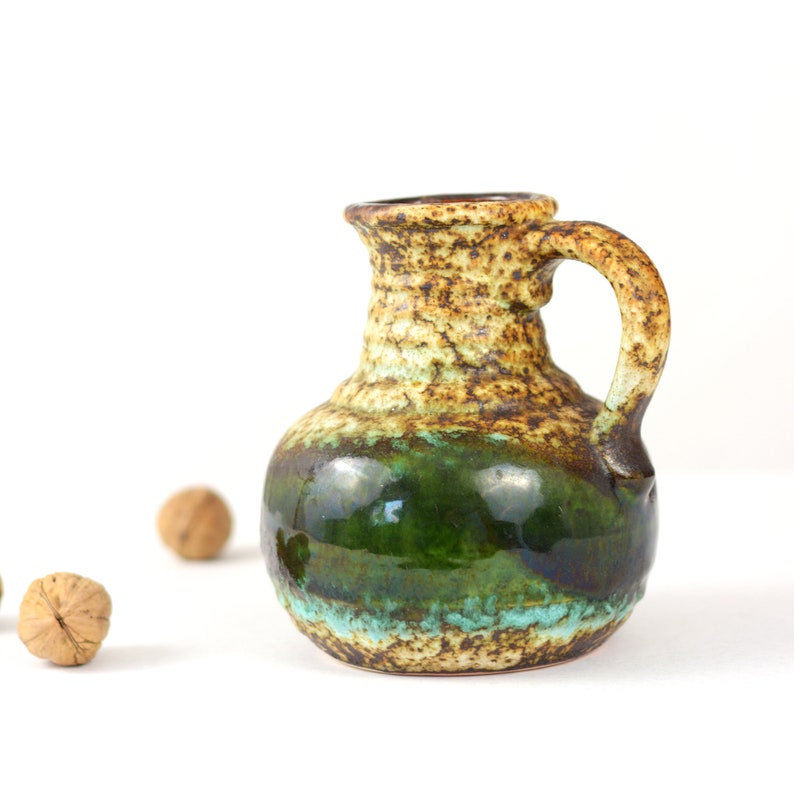 Small vase Bay Keramik 631-14 West German Pottery 70's image 9
