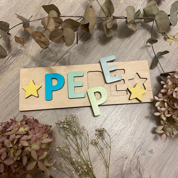 Name puzzle decoration gift