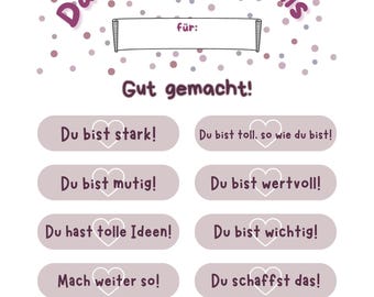 Prawdziwe świadectwo / Mocne świadectwo / Świadectwo uznania bez ocen / Uważność / Wartościowe edukacyjnie / Certyfikat bez ocen