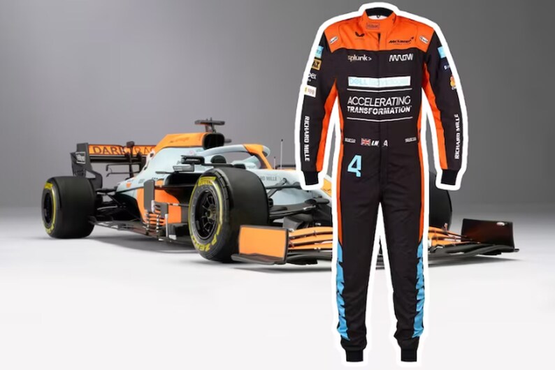 Go Kart Mclaren F1 2022 Kart Racing Suit Digital Printed for Etsy Canada