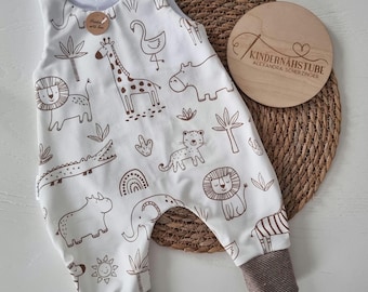 Strampler / Romper / Tiere / Animals / Jungen / Mädchen / Frühchenbekleidung / Neutrale Babykleidung