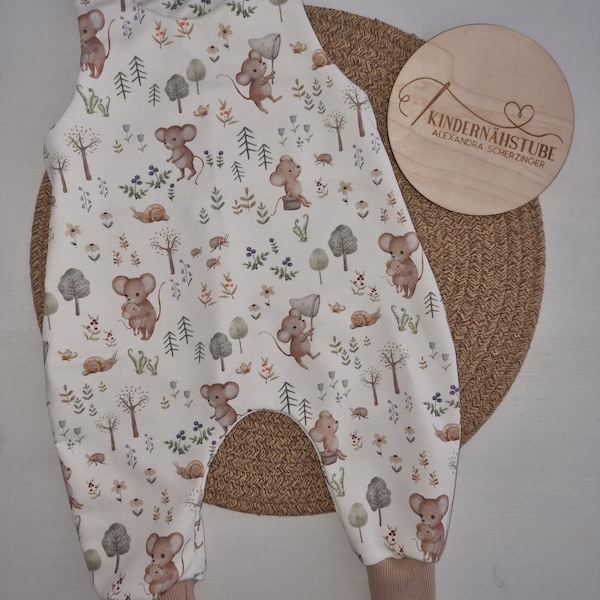 Strampler / Romper / Mäuse / Jungen / Mädchen / Frühchenbekleidung