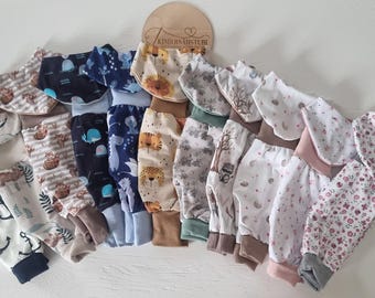 Bloomers, set, scarf sale / individual items / birth gift / size 56/62 / sale / bloomers / 2-piece / gift / baby gift /