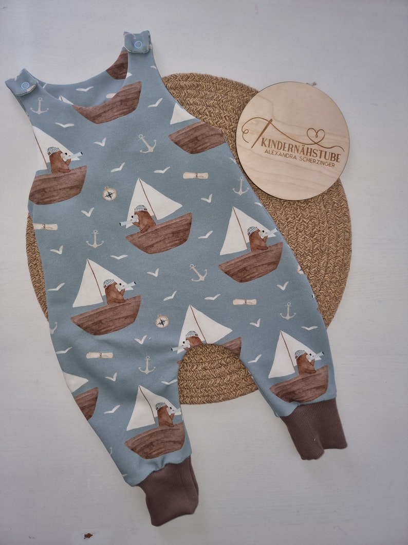 Romper / Romper / Maritime / Bear / Boy / Premature Baby image 1