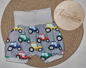 Pantalones de bomba cortos / pantalones de verano / pantalones cortos / niño / tractor