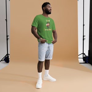 Irish I Was Drunk T-Shirt with Leprechaun and Beer Graphic - St. Patrick&#39;s Day Shirt - Funny Irish Drinking Tee