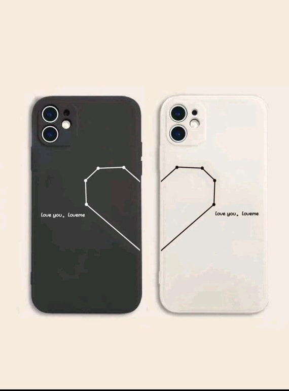 Heart Pattern Couple Phone Case Heart Pattern Phone Case Cute