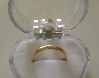 ring box, heart-shaped, jewelry, rings