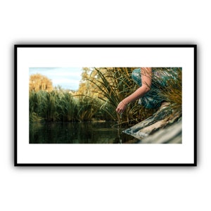 See druckbare Kunst, schwarz & weiß, über dem Bett, große Kunst, See Fotografie, Küsten Druck, minimales Dekor, Wellen Druck, ruhiges Wasser