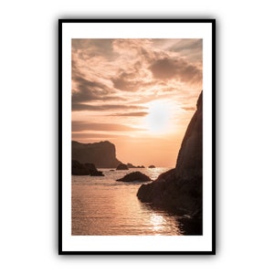 See druckbare Kunst, schwarz & weiß, über dem Bett, große Kunst, See Fotografie, Küsten Druck, minimales Dekor, Wellen Druck, ruhiges Wasser