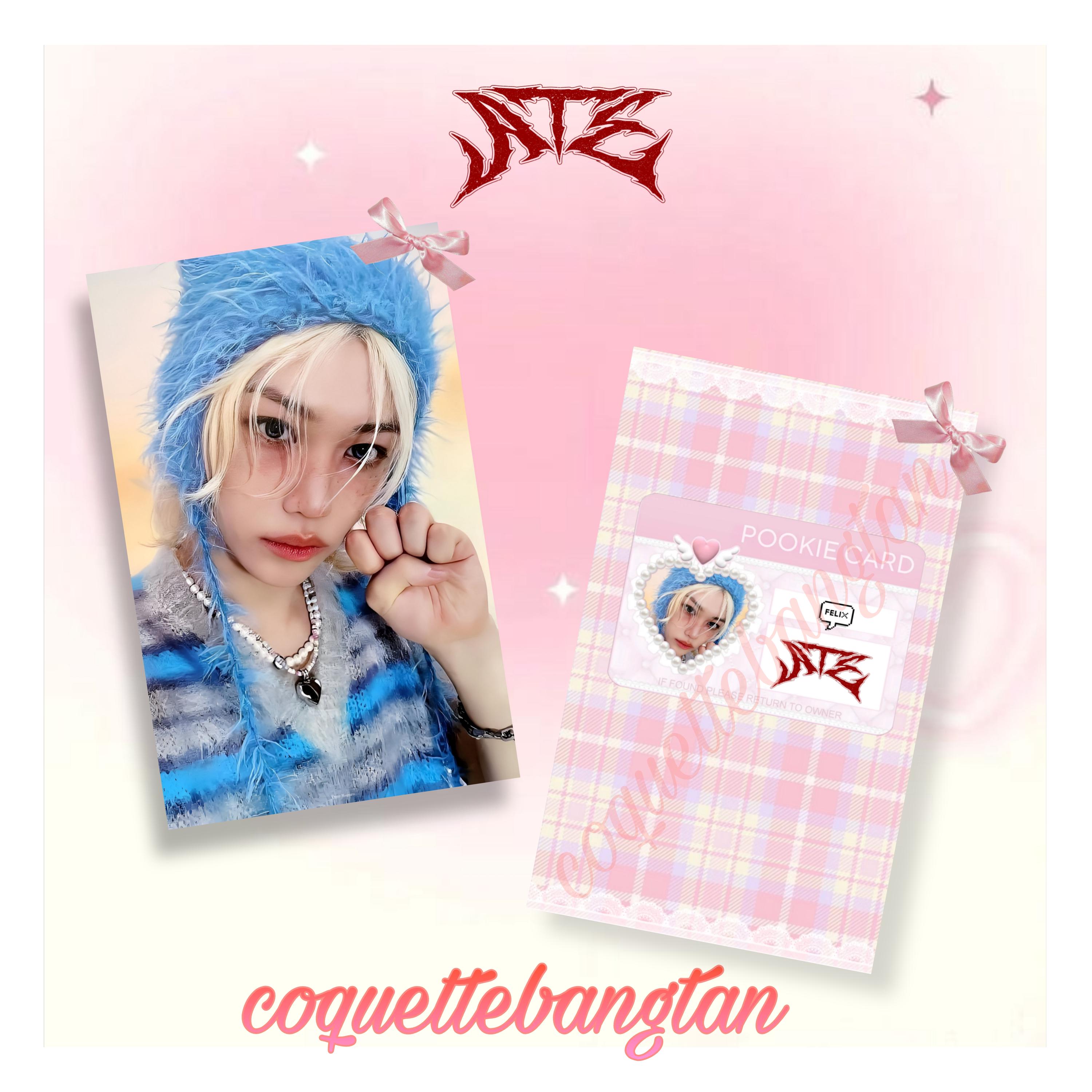 Kpop Stray Kids Felix 'ATE' Photocard - Stay Merch - Felix Stray