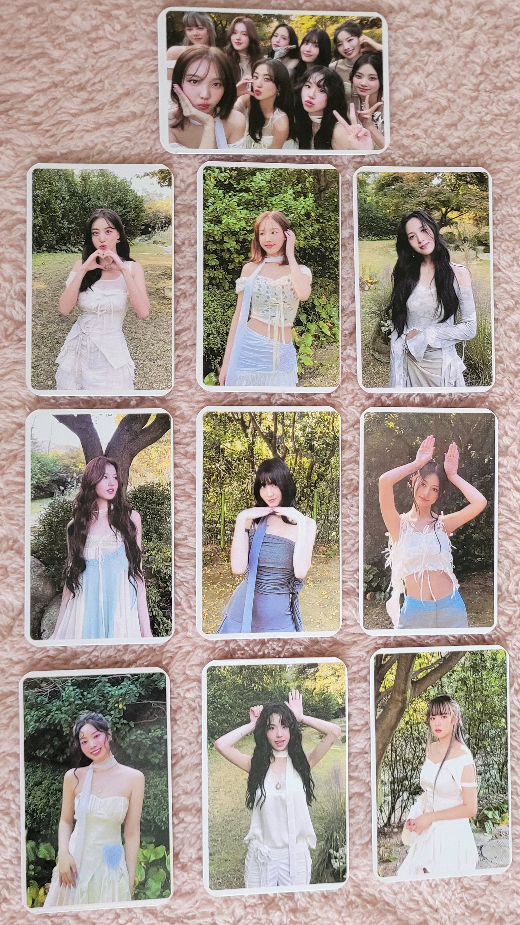 Twice "with Youth" Photocards Nayeon Momo Mina Jihyo Tzuyu Sana