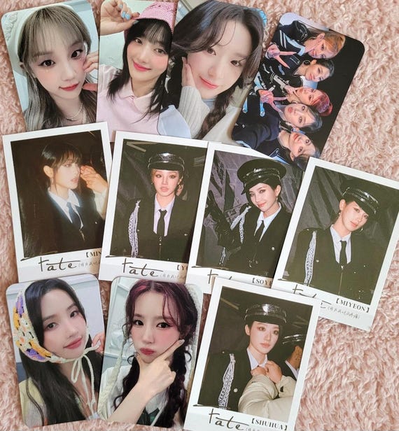 G-idle Kpop Photocards - Yuqi Minnie Miyeon Shuhua Soyeon Cute