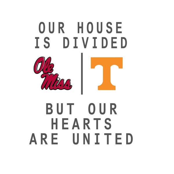 House divided Hearts united Ole Miss and TN