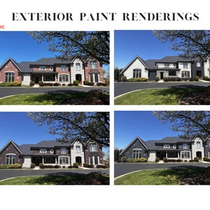 Exterior Paint Color Consultation, Exterior Color Palette, Home Exterior Color Selections