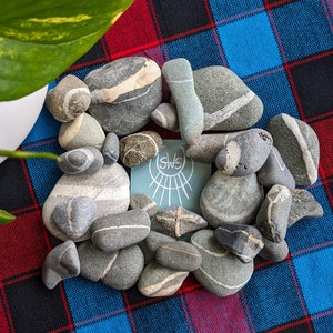 Scottish Wishing Stones | Lucky Stones | Sets from all Over Scotland | Celtic Folklore | Druid Stone | Witch Stone | Random Collection Gift