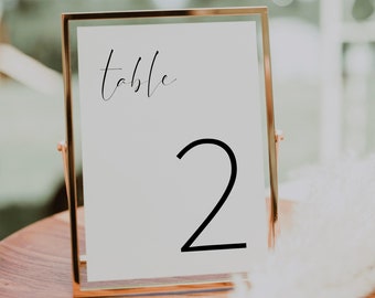 Modèle de menu de mariage, menu de mariage minimaliste, menu de mariage moderne, menu de mariage imprimable | CLARA