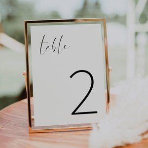 Modèle de menu de mariage, menu de mariage minimaliste, menu de mariage moderne, menu de mariage imprimable | CLARA