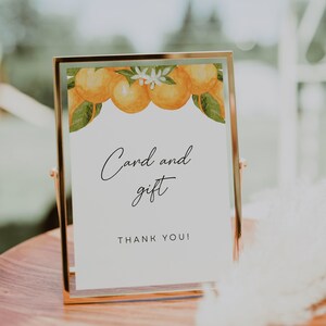 Little Cutie Cards and Gifts Sign, Modèle de baby shower moderne, Signe de cadeau baby shower, Modèle de cadeau baby shower | CLEM