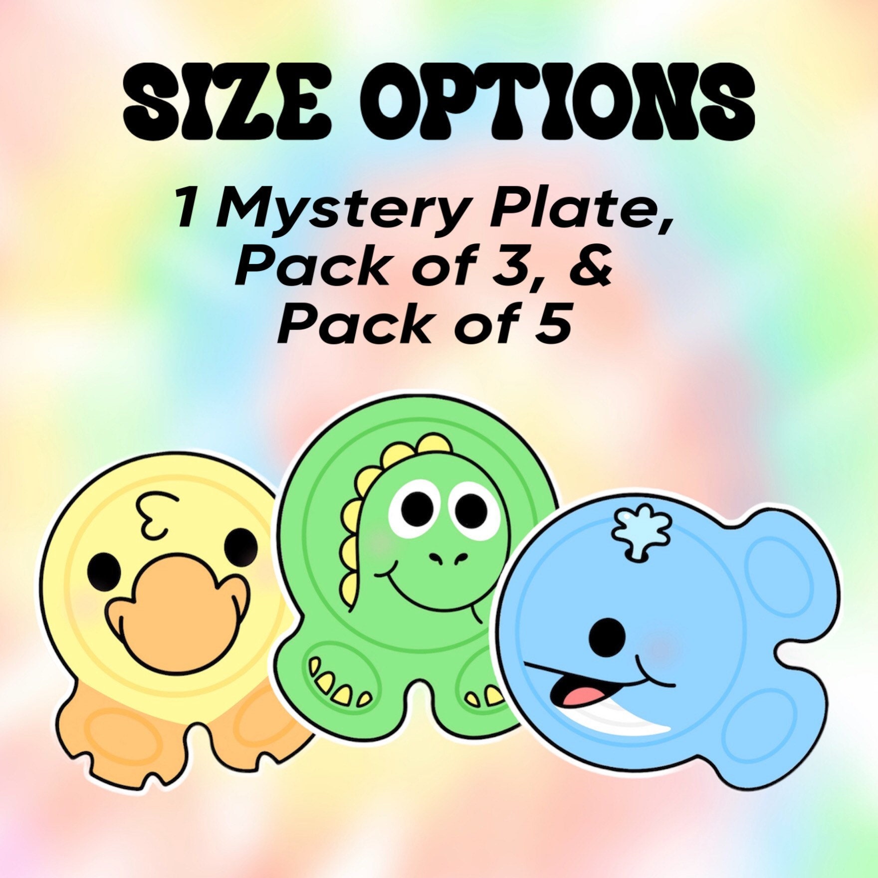 Zoo Pal Plate Mystery Sticker Pack Mystery Sticker Pack Etsy