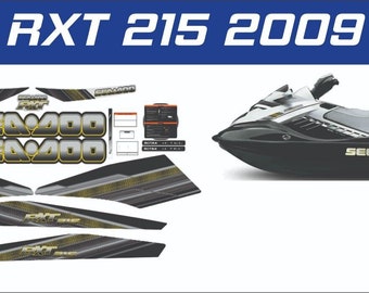 Kit déco/autocollant SEADOO RXT 215 2009