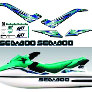 Seadoo GTI 2000 Grafika / Kalkomania / Zestaw naklejek