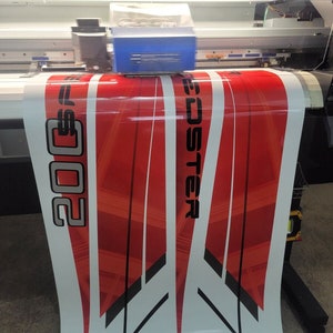 SEADOO SPEEDSTER 200 2004 - 2007 510 HP Graphics /decal / Sticker Kit Red image 3