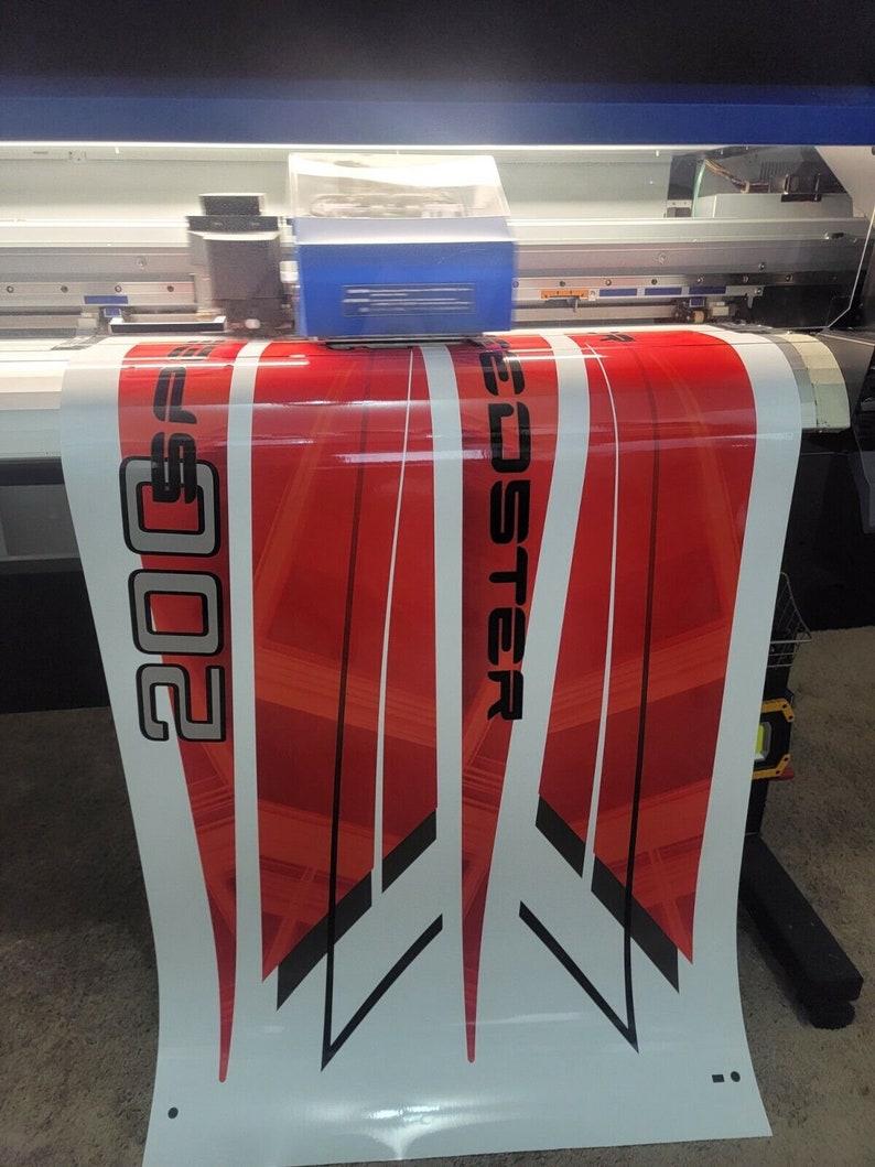 SEADOO SPEEDSTER 200 2004 - 2007 510 HP Graphics /decal / Sticker Kit Red image 3