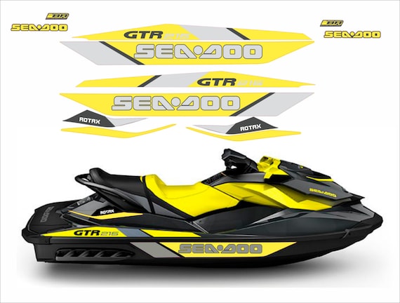 SEADOO GTR 215 2015-16 Graphics / Decal / Sticker Kit - Etsy Canada