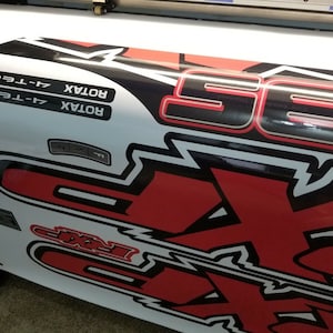 SEADOO RXP 215 2007 Grafik / Dekal / Klistermärkessats RÖD bild 5