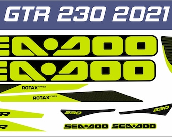 SEADOO GTR 230 2021 Graphics / Decal / Sticker Kit