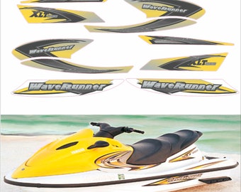 YAMAHA WAVERUNNER XLT 800 2002 Graphics / Decal / Sticker Kit  Yellow