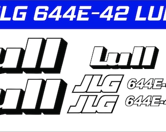 JLG 644E-42 LUll Vinyl Decal Set