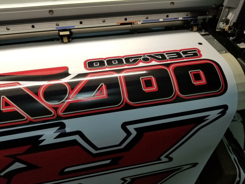 SEADOO RXP 215 2007 Grafik / Dekal / Klistermärkessats RÖD bild 6