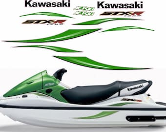 KAWASAKI STX R 1200 2003 Graphics / Decal / Sticker Kit Green - Etsy