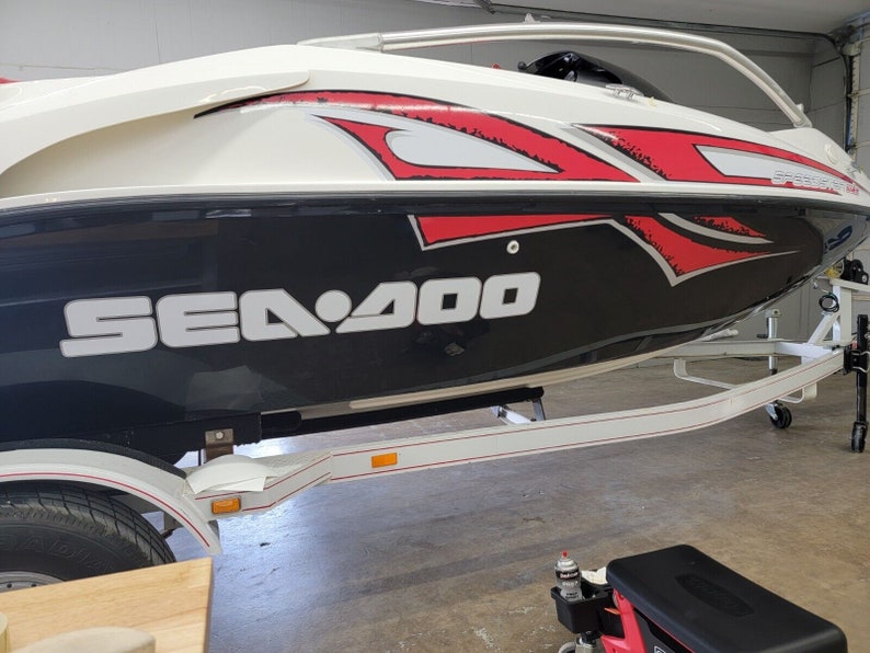 SEADOO SPEEDSTER WAKE 2006 310 Hp Graphics / Decal / Sticker Kit image 3
