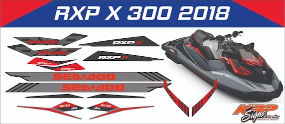 SEADOO RXP X 300 2018 Graphics / Decal / Sticker Kit Custom - Etsy