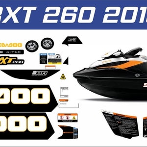SEADOO RXT 260 2013 Graphics / Decal / Sticker Kit