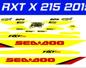 Sea Doo RXT X 215 2015 Graphics / Decal / Sticker Kit