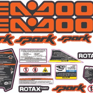 SEADOO SPARK 3 UP 2015 - 2022 Graphics / Decal / Sticker Kit