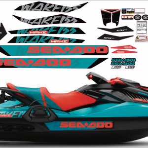 SEADOO WAKE 155  2017 / 2018 Graphics / Decal / Sticker Kit