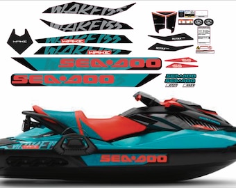 SEADOO WAKE 155  2017 / 2018 Graphics / Decal / Sticker Kit